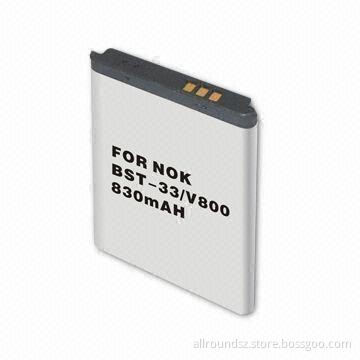 CE/RoHS Approved Mobile Phone Battery, Suitable for Sony Ericsson V800